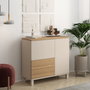 Hanah Home Mood - MD4-CS Armario Multiusos Arena y Roble
